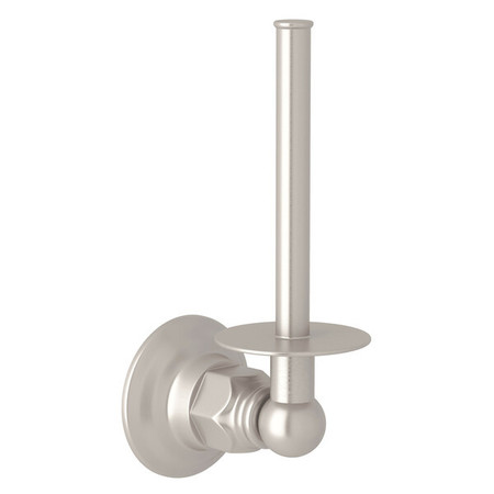 ROHL Italian Bath Spare Toilet Paper Holder In Satin Nickel ROT19STN